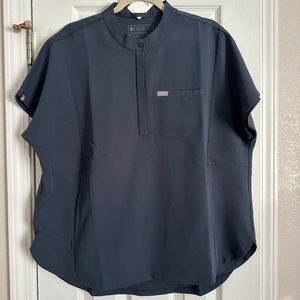FIGS Montex Classic Mock Neck Scrub Top, Night Sky, Size XL, NWT